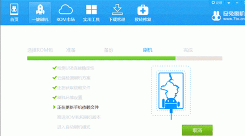 奇兔刷机软件的详细使用历程